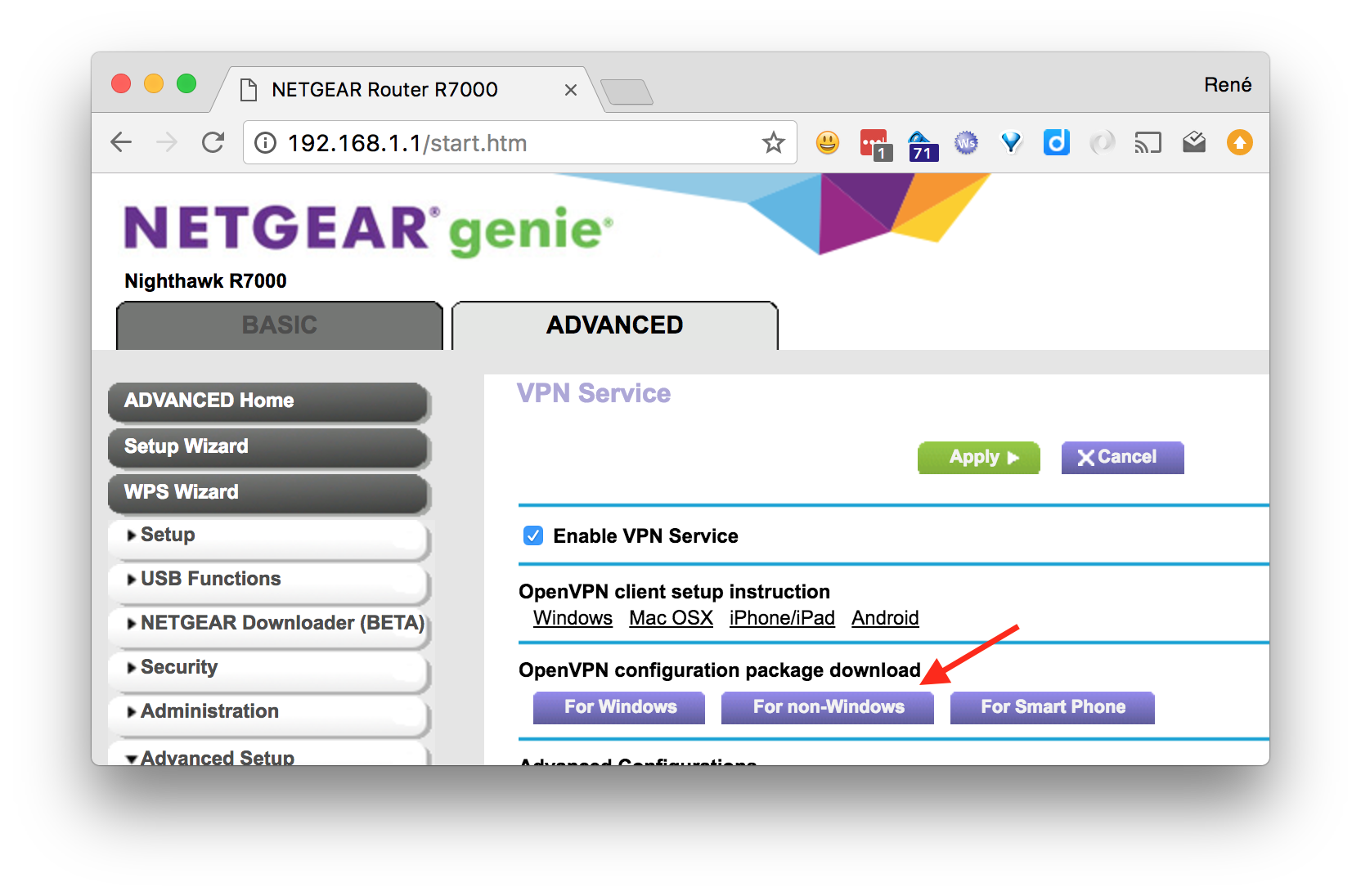 netgear vpn client for mac